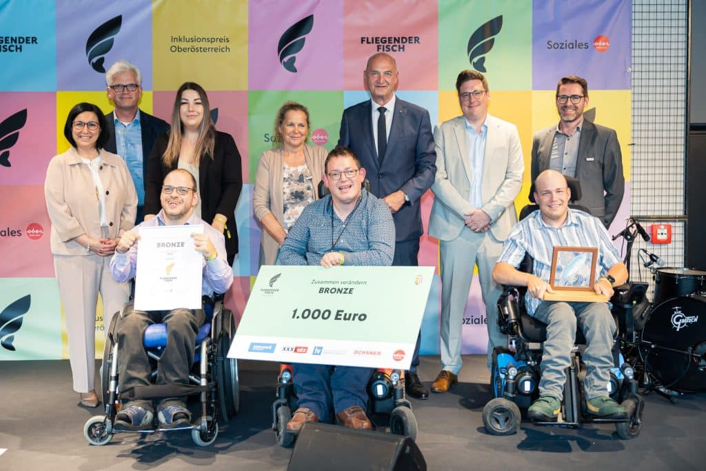 Inklusionspreis des Landes OÖ mit LR Dörfel