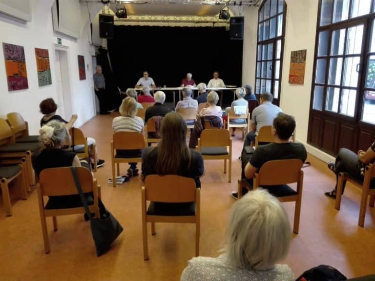 Ein Bild des Vereinstreffens des Vorstands