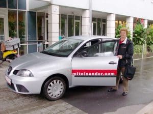 Die neue Beklebung für unser Auto in der Mobilen Betreuung.