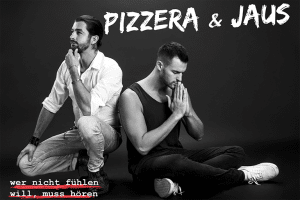 Titelbild von Pizzera und Jaus. Beide sind zu sehen.