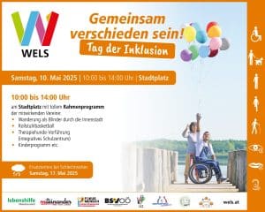 Eine Bildhafte Einladung zu dem Tag der Inklusion in Wels.